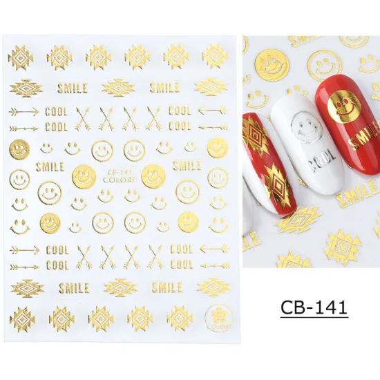 Brand new Butterfly Nail Stickers strip sticker stickers brand for nails made in China