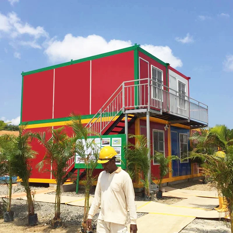 20 ft  container house 40ft  Detachable prefabricated room office mobile building temporary work site office building