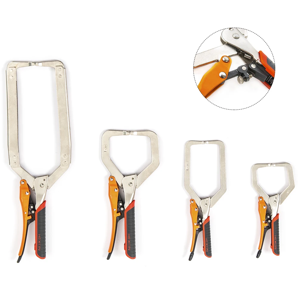 Woodworking welding clamp face wood clamp self adjusting adjustable locking plier automatic c clamp