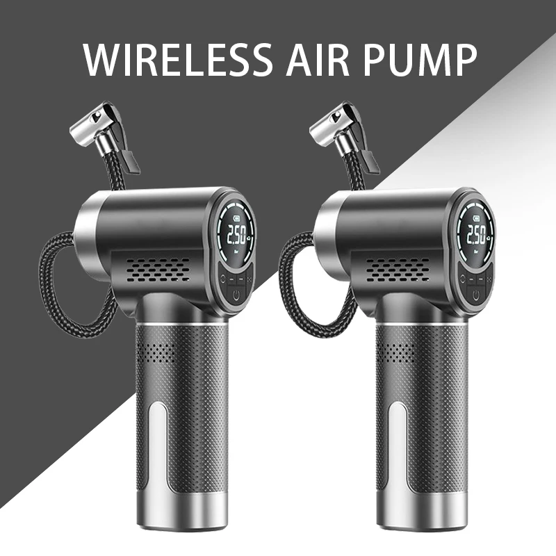 New Wireless Mini Car Tyre Electric Portable Air Pump Digital Car Air Compressor Tire Inflators