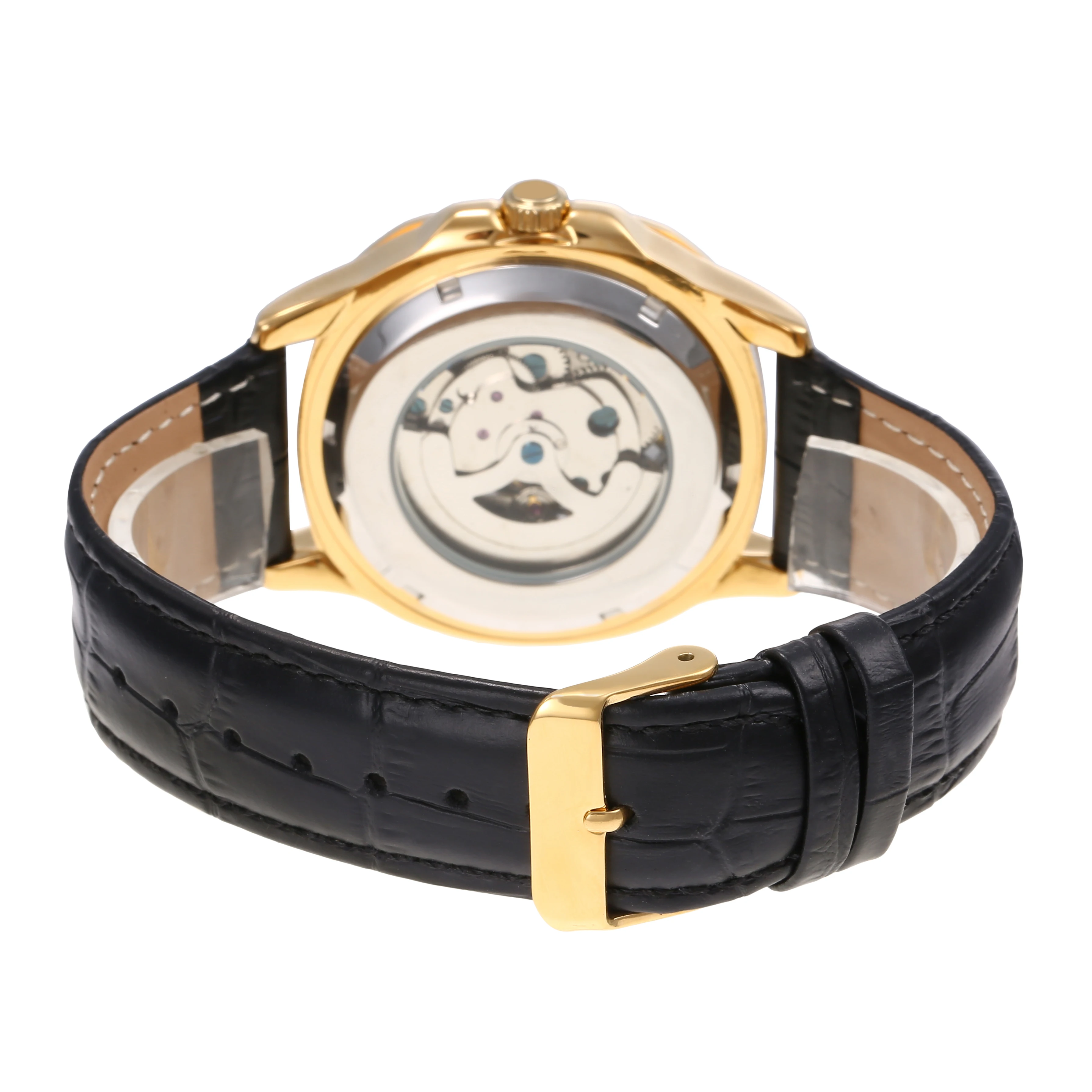 2024 Royal Design Transparent Fashion Luminous Gear Movement Mechanical Mechanical Wristwatch