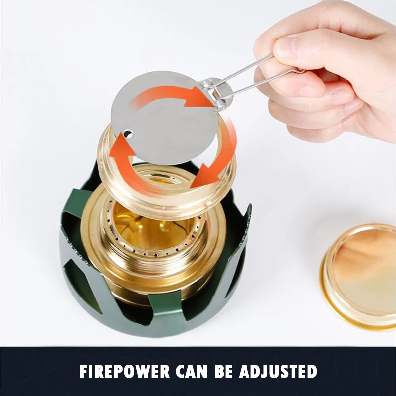 Hot Sell Outdoor Camping Hiking Burner Mini Portable Alcohol Windproof Cooking Stove