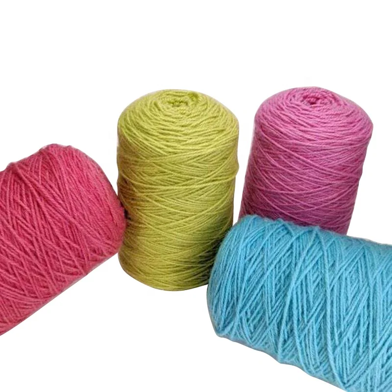 Wholesale customized factory 100% New Zealand 1000/3 tex 3NM/3 wool spun yarn rug carpet tufting yarn