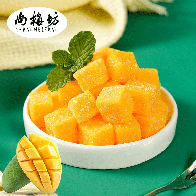 New Product Bulk Rich Mango Flavored Soft Candy Jelly Sour Candy with Cugar Coated