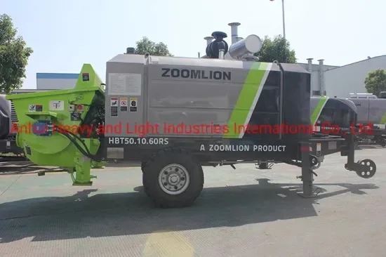 Zoomlion 110KW прицеп бетононасос Hbt60.16.110su