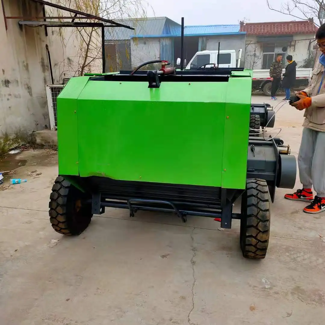 Agricultural machinery Hay baler compressor Semi-automatic baler for small farm