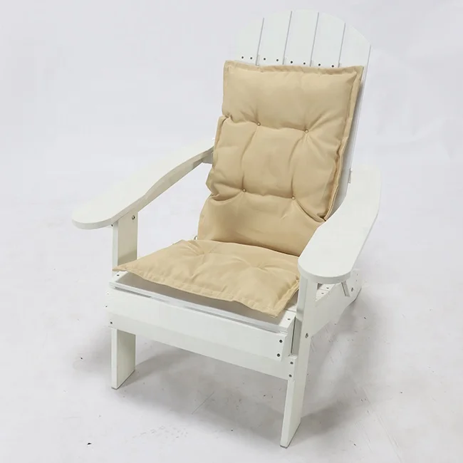 Cheap Price!! Cream Waterproof Rocking Chair Cushions pad With Ties For Patio Chaise
