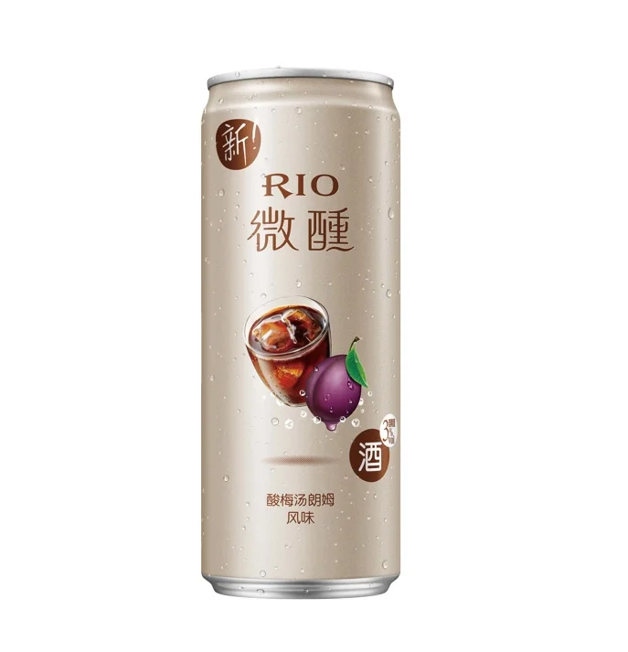 2022 Hot RIO Cocktail fruit Drink wine Pre-made Light Series 3%Vol syrup of plum rum Cocktail can Party Bar Holiday Family 330ml