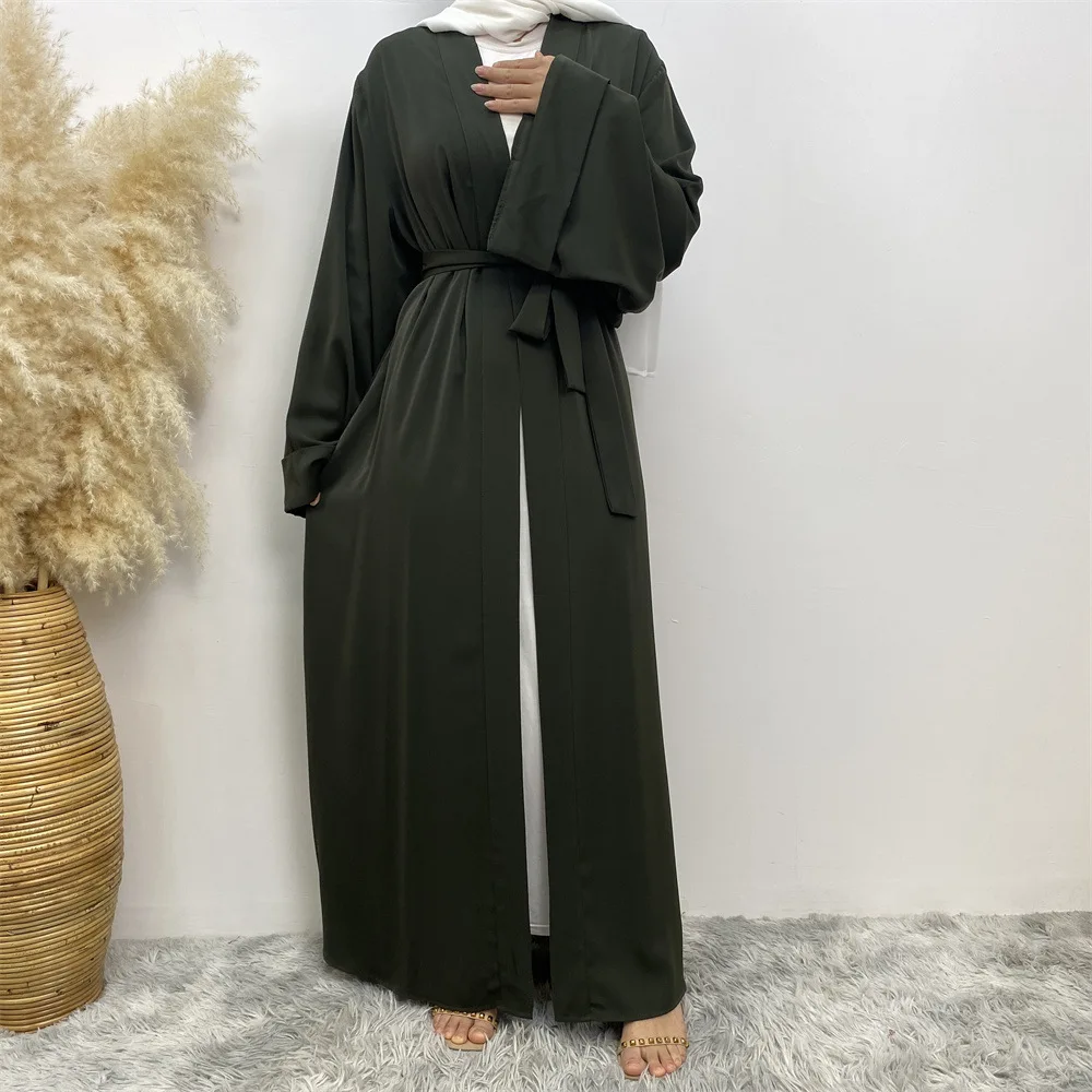 Modest dress Applique Embroidery Long Sleeve Maxi Dress Loose Islamic clothing Dubai Robe Abaya Women Muslim Dress