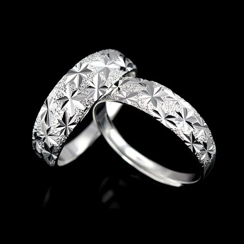 Free Size Silver Rings For Lover Accept Small Order Fast Delivery Time Fashion Wedding Jewelry Cheap Price Wholesale Rings