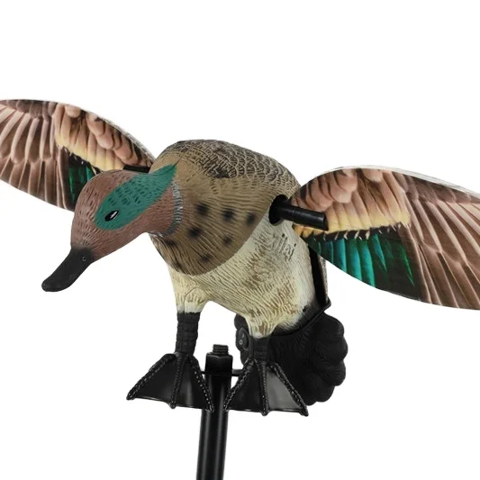 DGXILEI OUTDOOR HUNTING ELECTRONIC DECOY 6V SPINNING-WINGS Green Wing Teal DUCK DECOY HUNTING WITH REMOTE