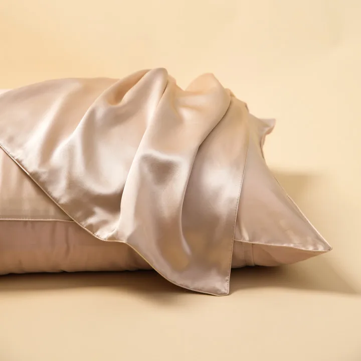 Wholesale Custom High Quality 100% Tencel Lyocell and 100% mulberry silk Pillow Case For Bedding
