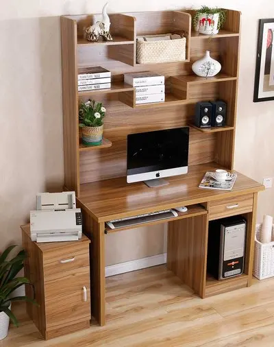 Modern Computer Desk Office Furniture with Steel Material for Home School Living Room Hotel and Hospital Use