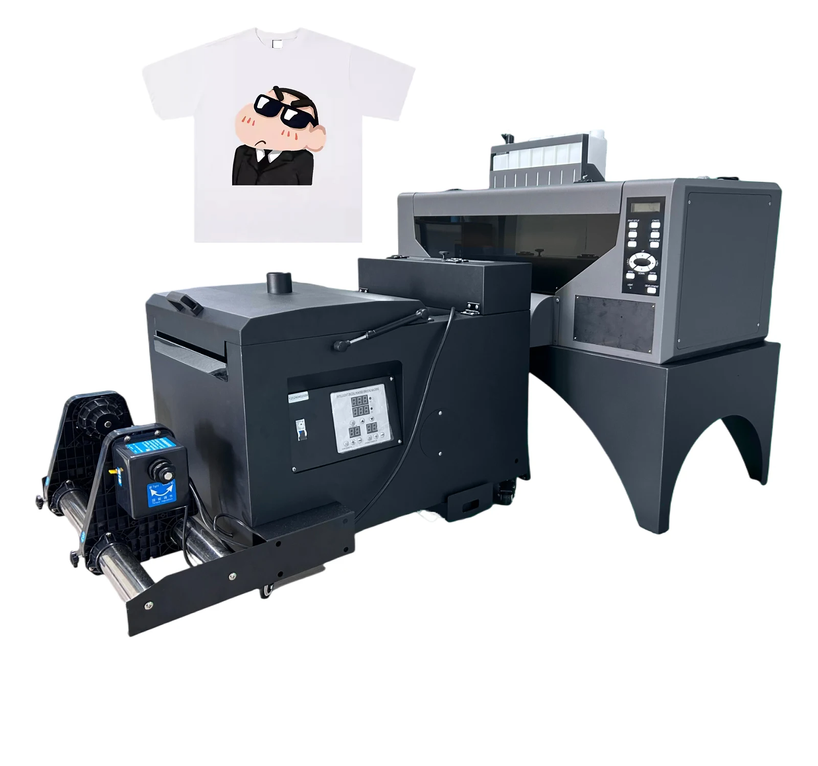 dtf printer a3 with shaker all in one small desktop 30cm for t-shirt printing machine