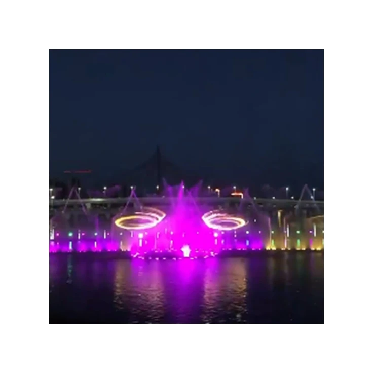Уличный декоративный садовый фонтан, светодиодная подсветка, меняющая цвет, музыкальный качающийся фонтан