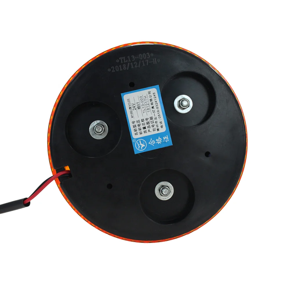 New school bus coach car fire truck round IP65 LED lantern roof warning light strobe flashing lamp
