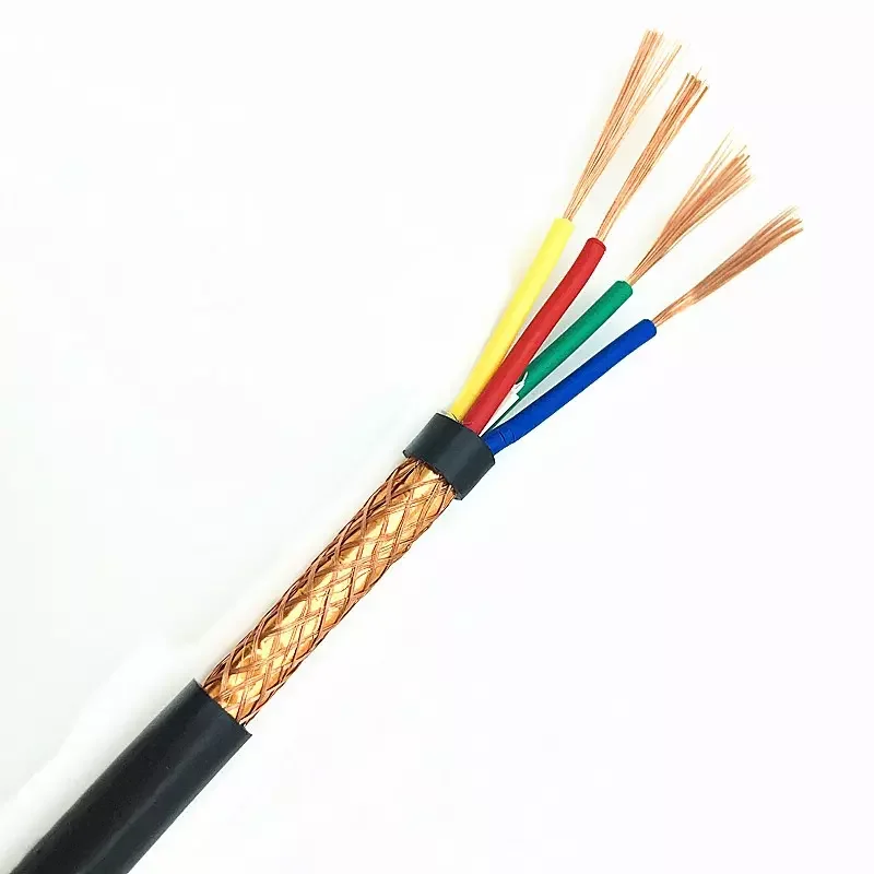 High quality flexible mechanical control pvc insulated shielded electrical power cable