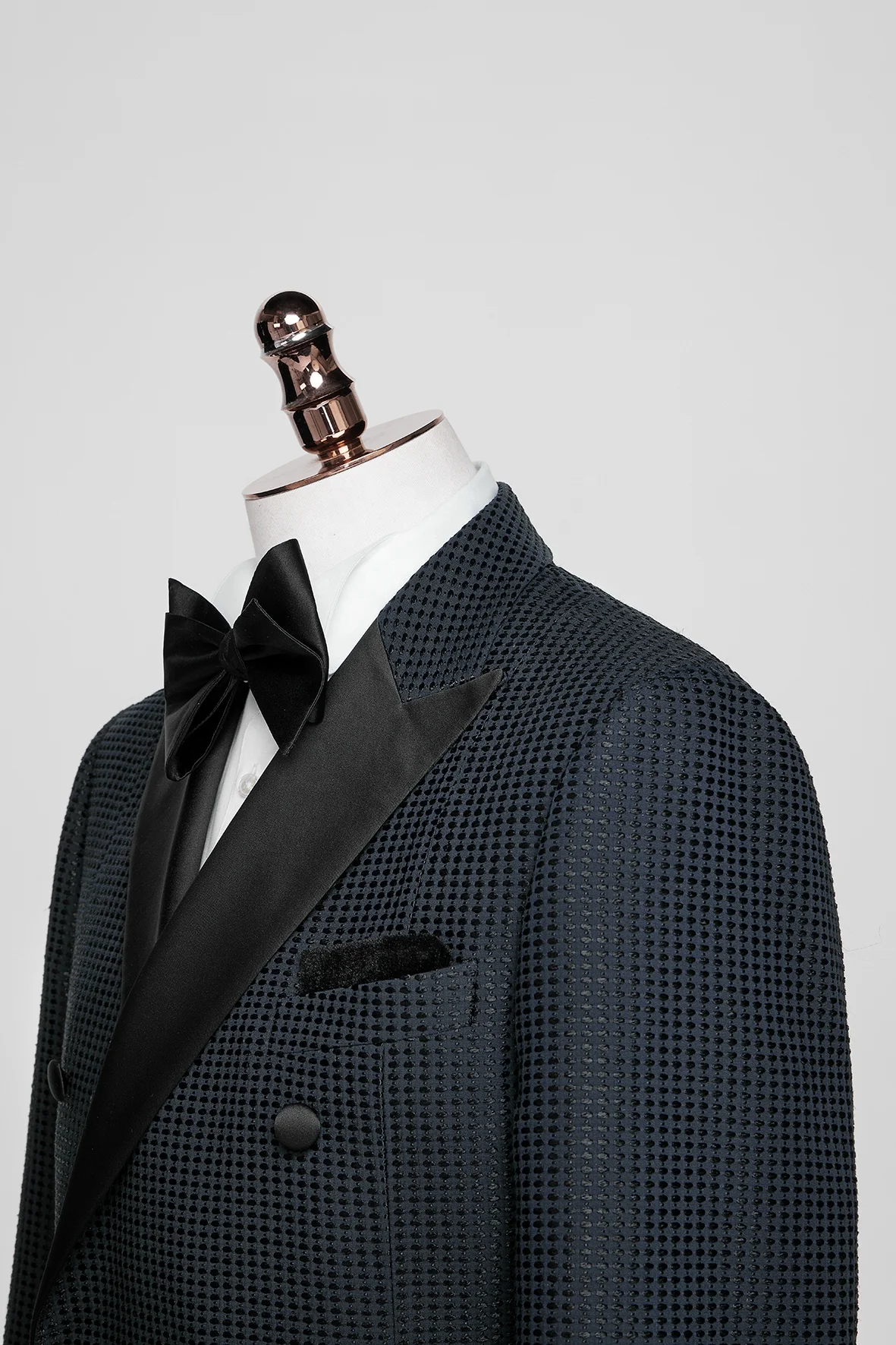 MTM Men Luxury Satin lapel for birthday Party, Bespoke men wedding tuxedo suit