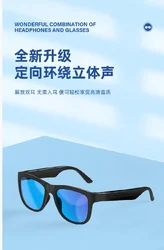 Sunglasses Fashion 2022 New Technology True Wireless Smart UV 400 Polarized Mens Bone Conduction Wireless Smart Sunglasses