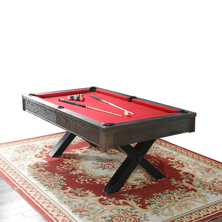 
Modern Design Multi Function Game Table 7ft 8ft Dining Billiard Table Slate Pool Table Solid Wood Stainless Steel 