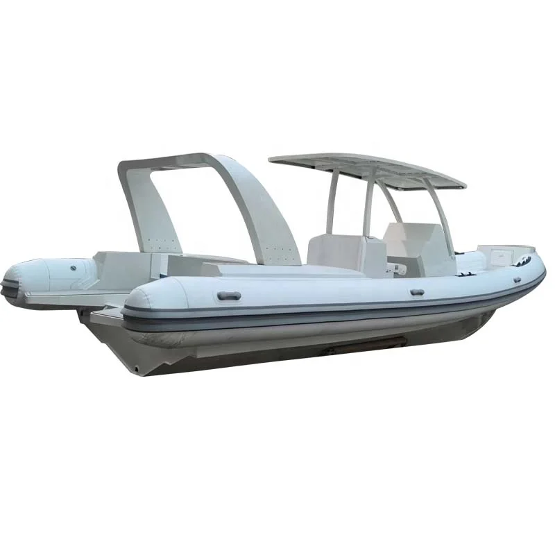 860 28ft Rigid Aluminum  Hypalon PVC RIB Sport Fishing Boat for sale
