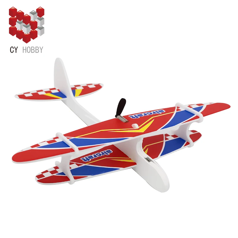 Hot Sale Flying Electric Throwing Aircraft Toy Light Plane Airplane with High Quality