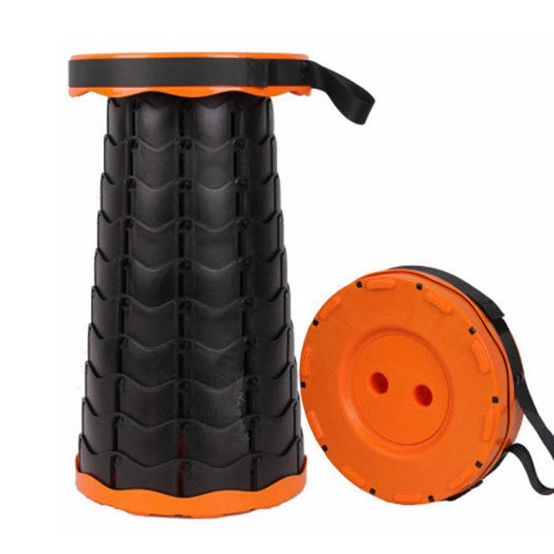 New high molecular weight polypropylene portable telescopic stool custom design folding telescopic stool
