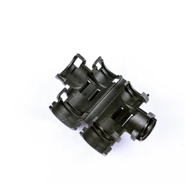 Plastic hose coupler clip connector t joint for auto wire harness 9806131