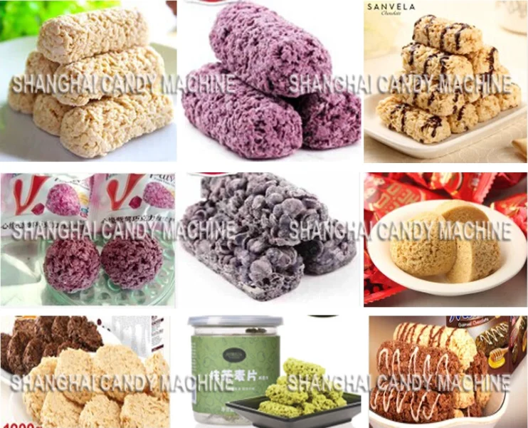 Automatic oatmeal chocolate machine cereal bar machine cereal production machine
