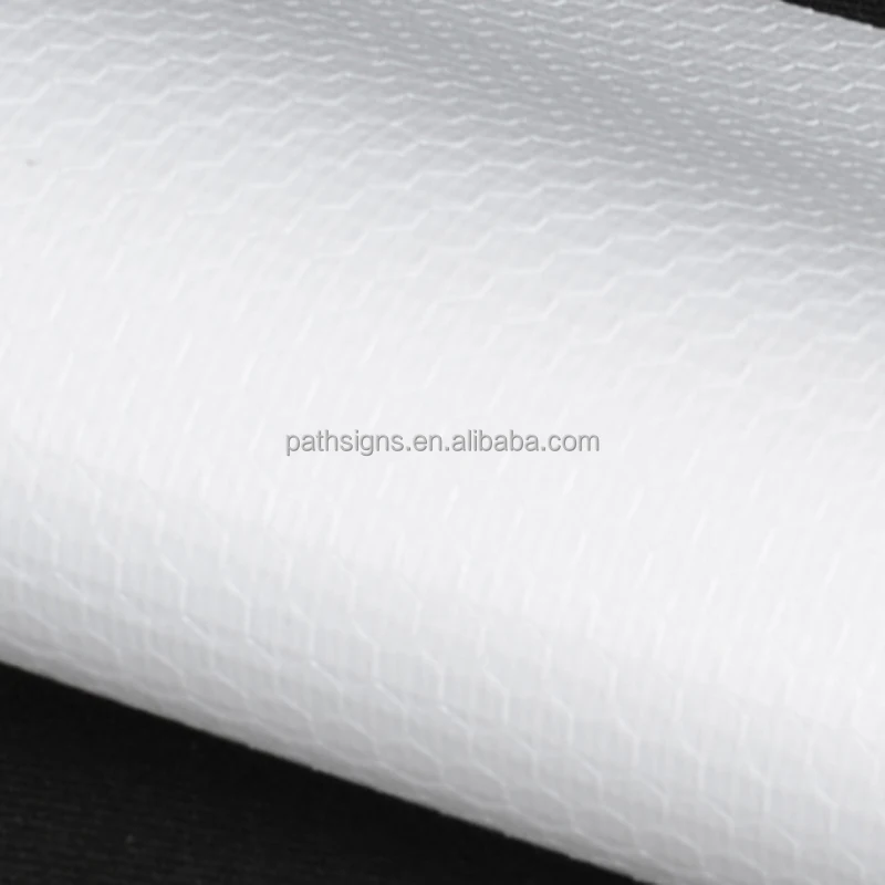 High Visibility Reflective Banner Manufacture Reflect Light Printable PVC Poster Material for Advertisement