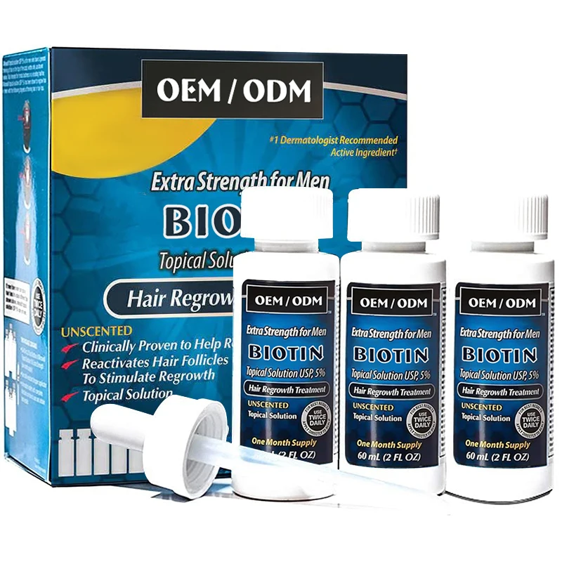 OEM ODM 2% 5%Hair Regrowth Treatment Serum Prevents Hair Loss Hair Growth Oil For Men And Women