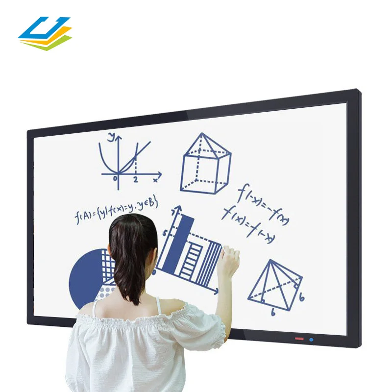 65 75 85 inch school teaching all ine one PC industrial touch screen portable interactive whiteboard