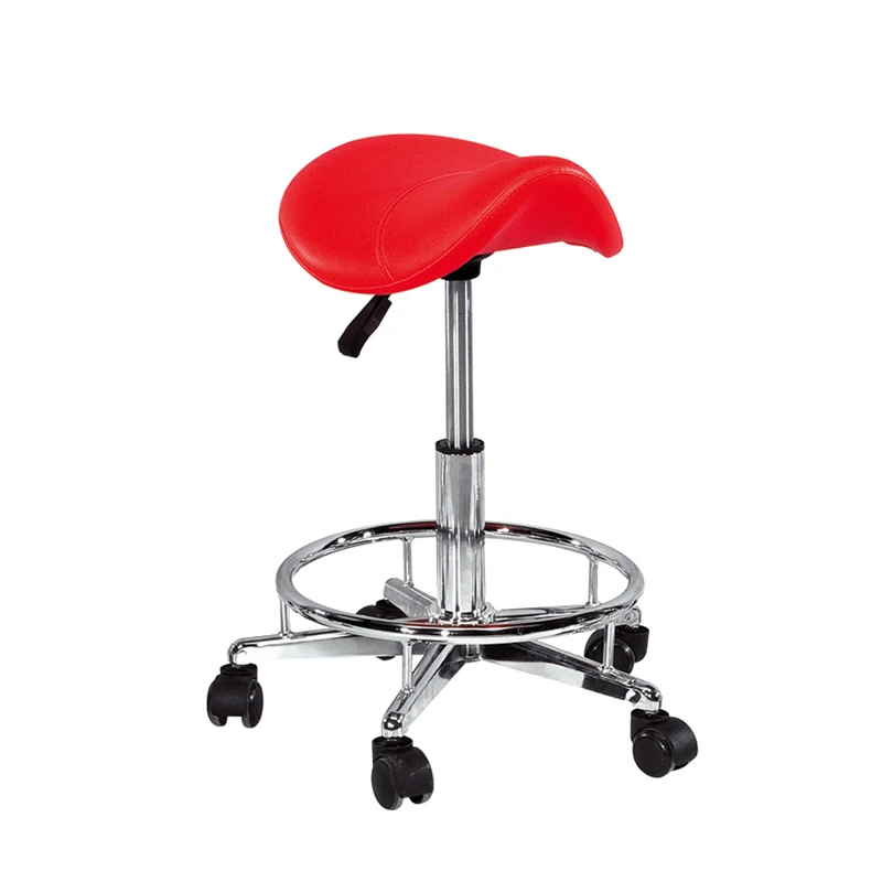 Saddle Stool Rolling Ergonomic Chair Salon Stool TS-3205
