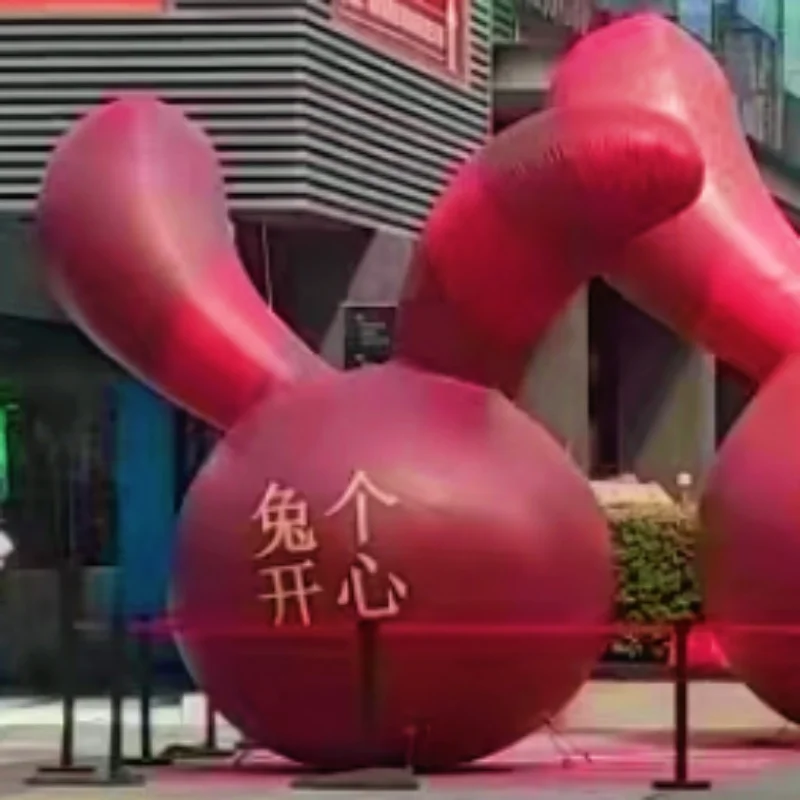 High Quality Inflatable advertising balloons Outdoor Display Inflatable rabbit advertisement for park
