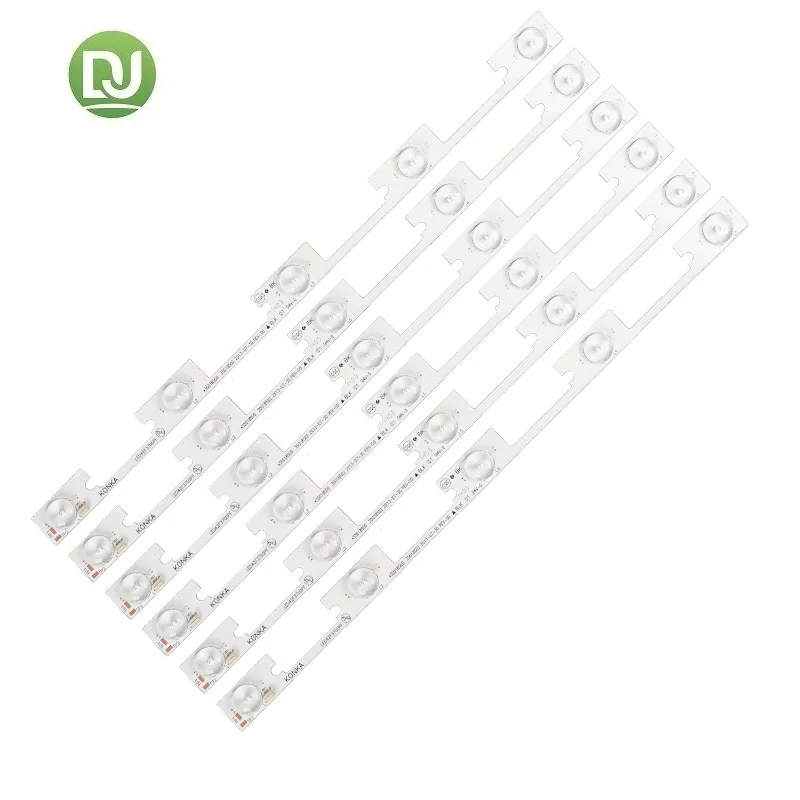 New product Konka LED42F3700PF LED TV backlight strip LED42G1300 42F3700NF 35018501 5lamps 371mm for TV replacement