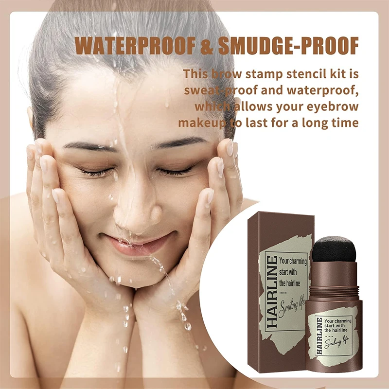 Wholesale OEM Waterproof Long Lasting Hairline filler powder Grooming Eyebrow Powder Stick Hairline Shadow Powder