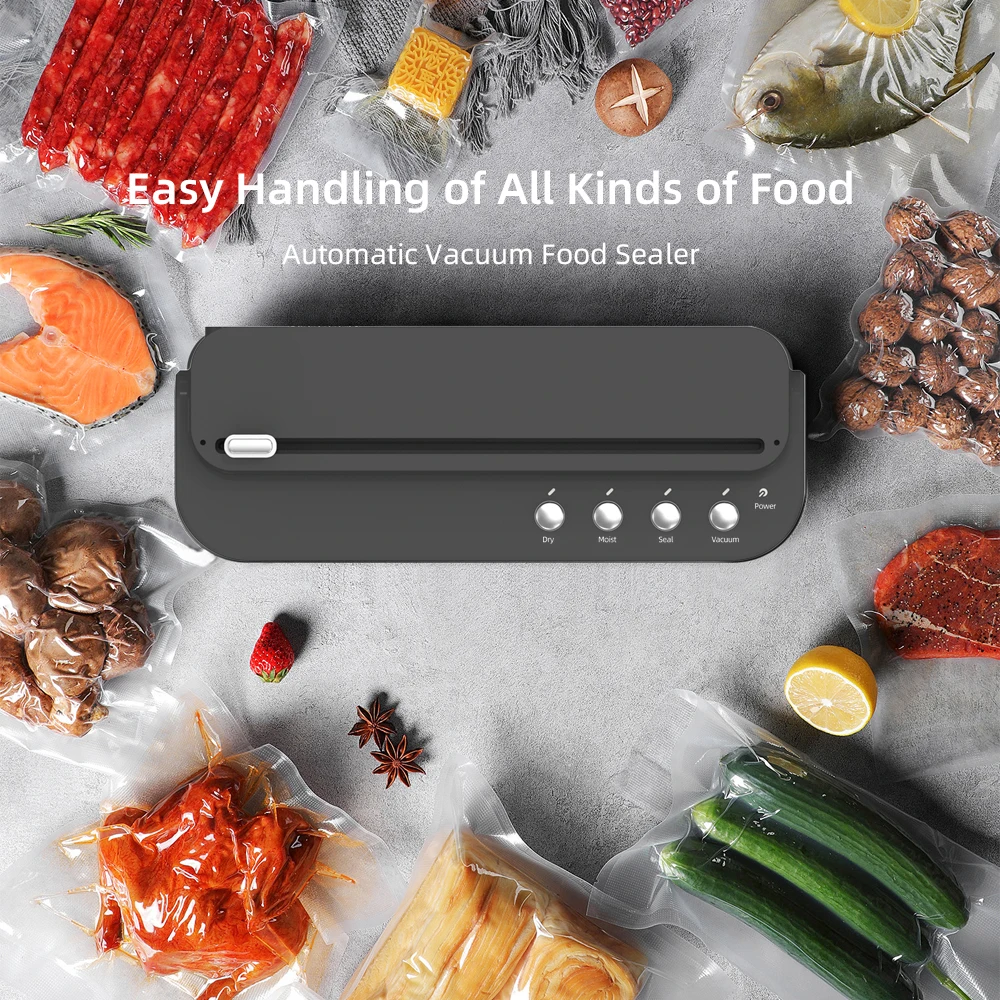 Kitchen Appliance  Multifunctional Food Vacuum Sealer With Moist&Dry Mode and External VAC for Jars and Containers Easy to Clean