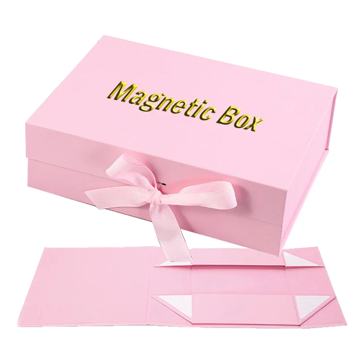 custom matte folding magnet sealable Tshirt clothes large packaging rigid paper gift box