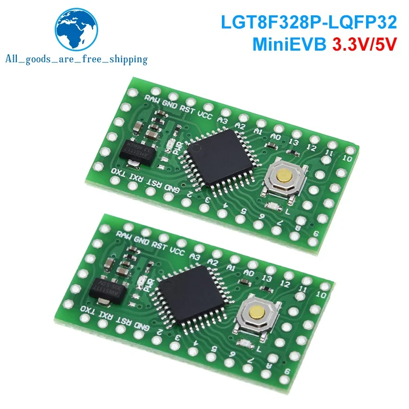 TZT LGT8F328P LQFP32 MiniEVB 3 В/5 В заменяет Pro Mini ATMEGA328P полностью совместимый с Arduino HT42B534-1 драйвер