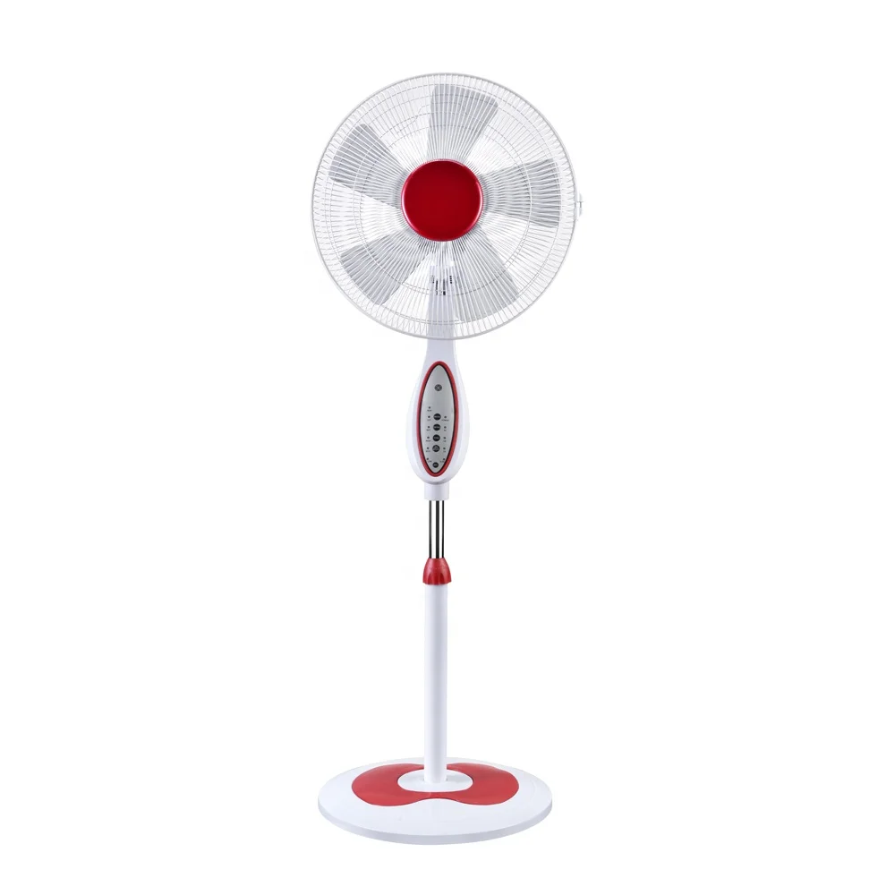5 AS blades pedestal air circulator fan 16 inch large floor fan remote control for bedroom