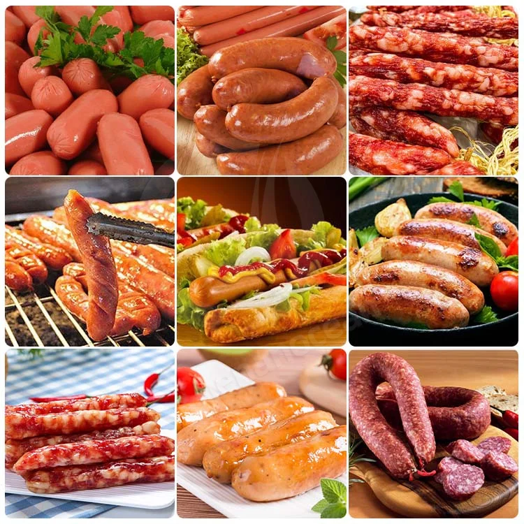 OCEAN Sausage Make Machine Automatic Hydraulic Sausage Filler Sausage Stuffer for Sale