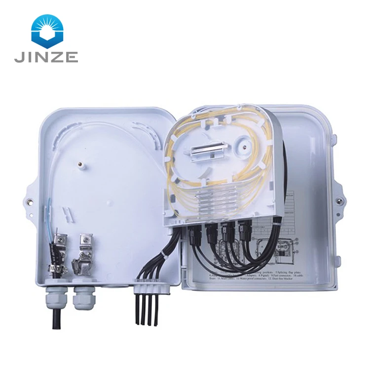 Factory Supply 8 core ftth box plc splitter 1 8 optical distribution box 8 port ODP/ODB/FDB/NAP for fiber optic equipment