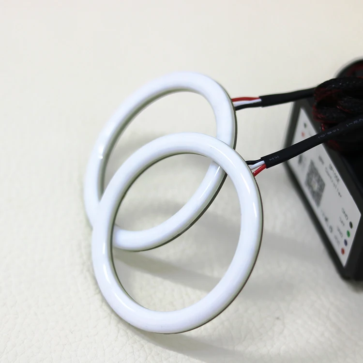 Wholesale RGB RGBW flow series 80mm halo rings  led angel eyes for Dodge Charger