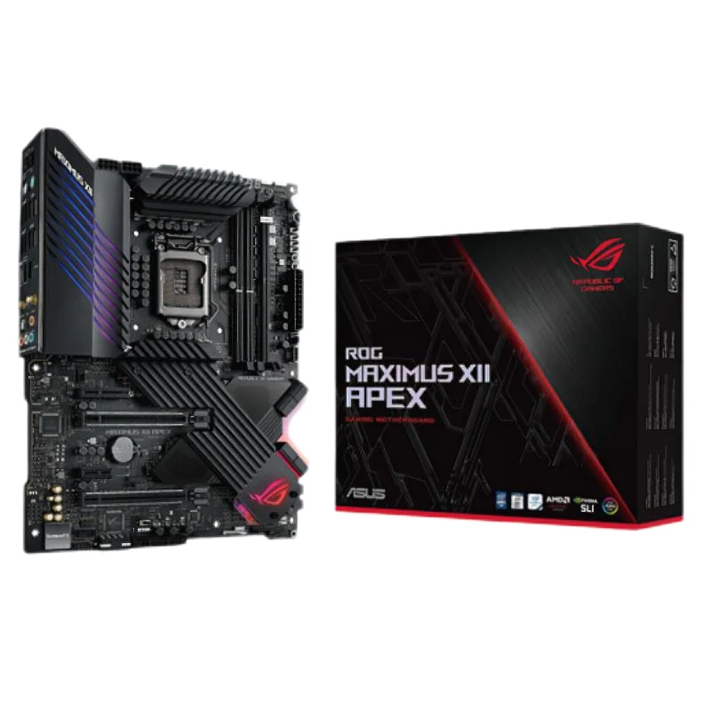 For ASUS ROG MAXIMUS XII APEX ddr4 atx computer pc gamer motherboard lga 1200 support cpu Intel Z490 Asus gaming mother board
