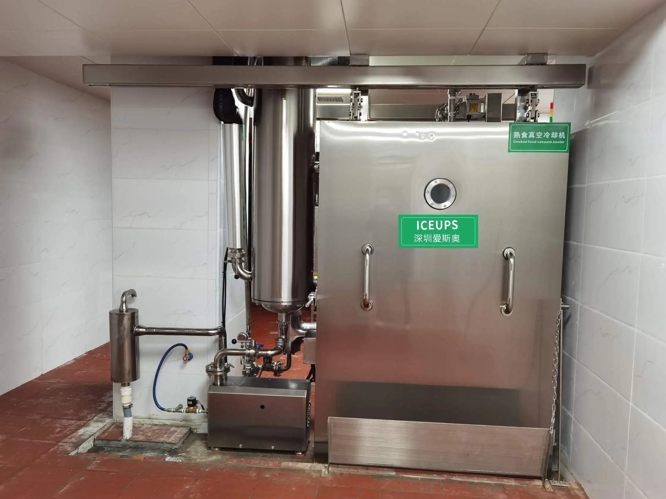 100kg/time Precooling Vacuum Cooling Machine, Vacuum Cooler For cooked food and bakery food.