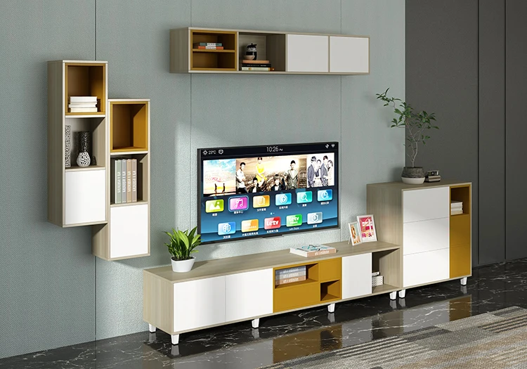 Wholesale Cheap home furniture wooden cabinet pictures modern living room tv stand furniture