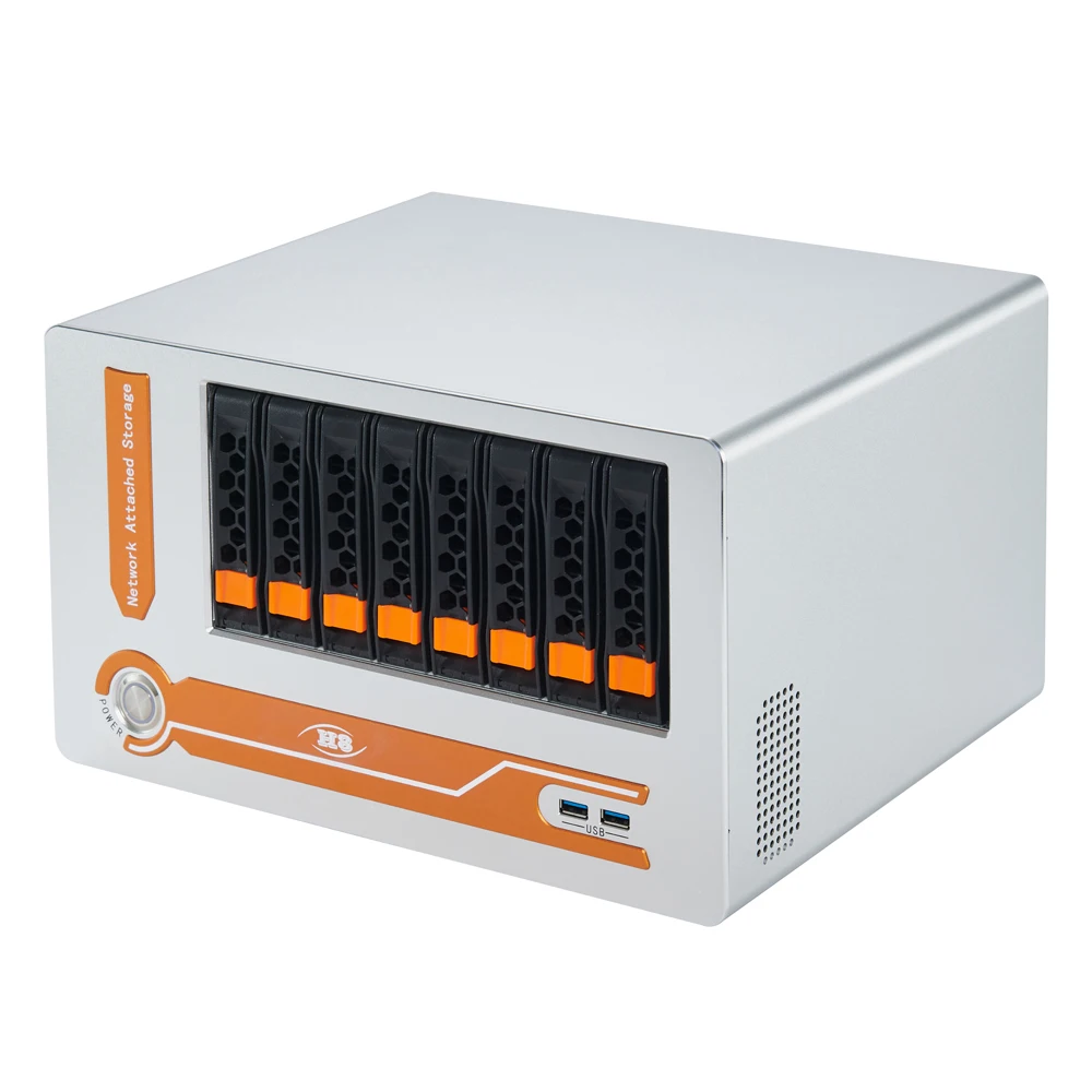 Hot discount 8Bay 2.5 or 3.5 SATA Hot-swap ITX NAS Storage Server Case