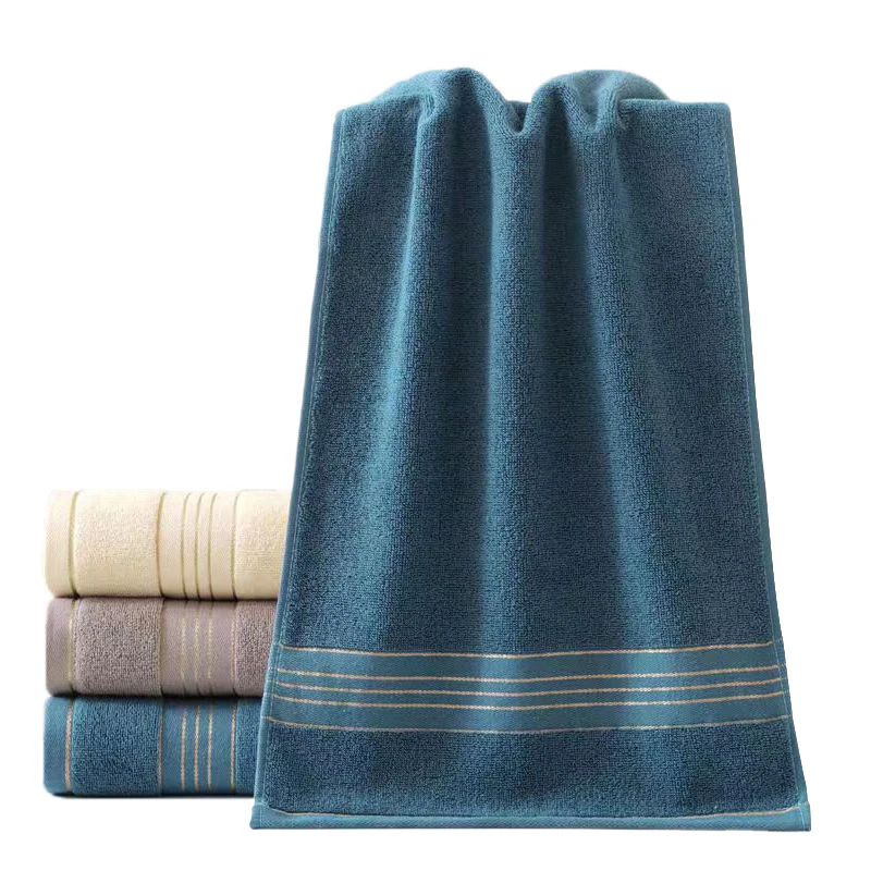 New luxury 100% cotton hotel towel set Soft strong Water 3 bath towel set