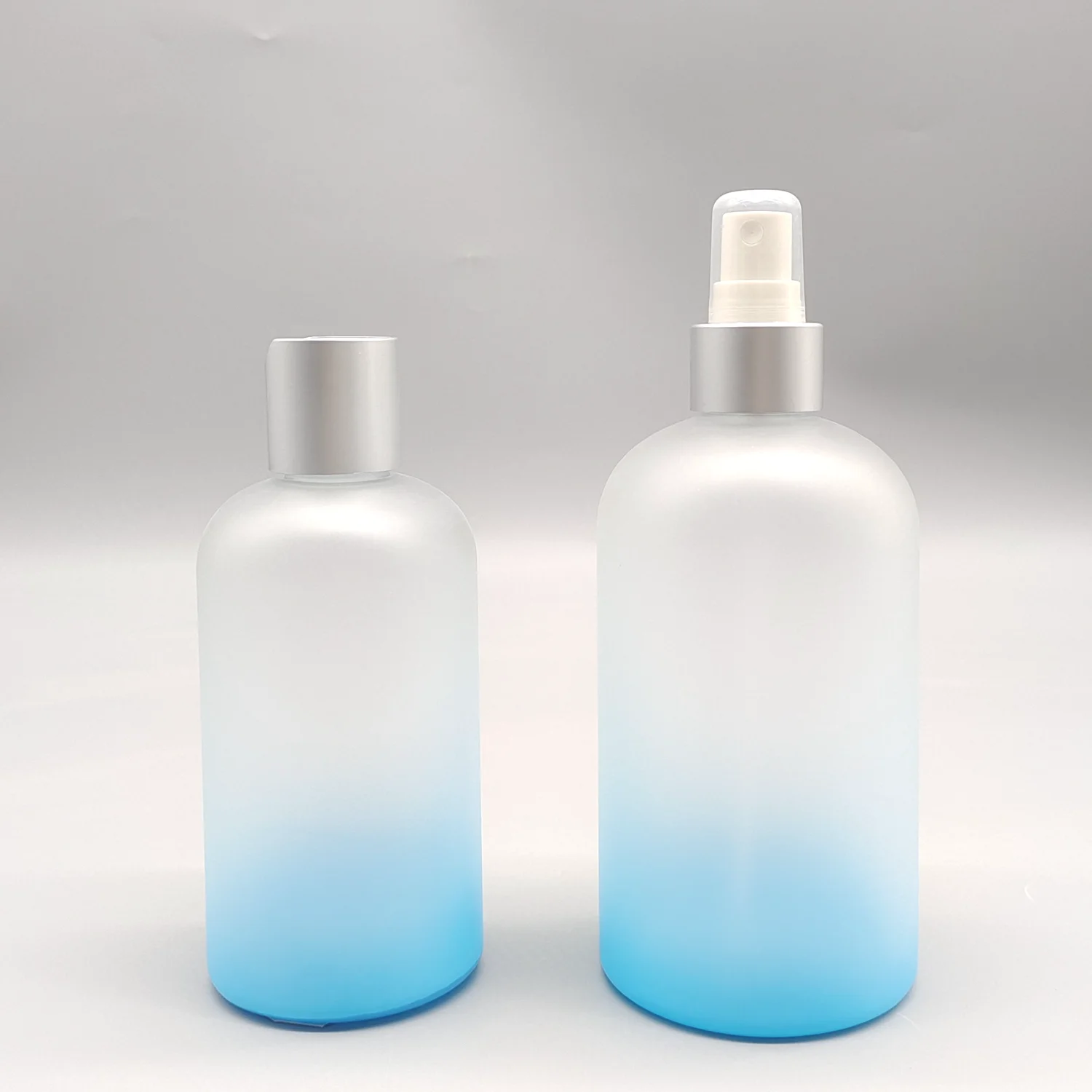 bottle 250ml plastic matte spray finished with lotion pump