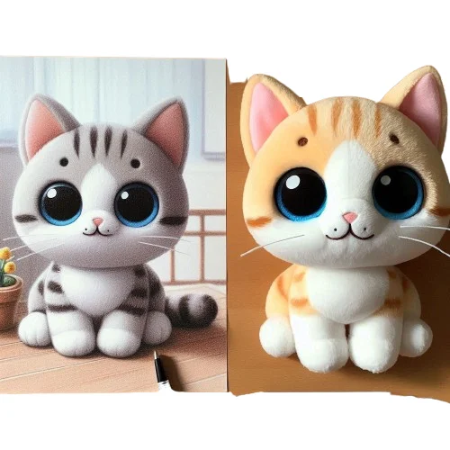 Factory Wholesale Soft Plush Custom Design Custom Plush Cat